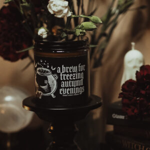 a brew for freezing autumn evening • świeca sojowa o zapachu trufli