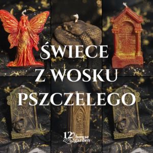 Świece - figurki z wosku pszczelego - różne wzory i zapachy