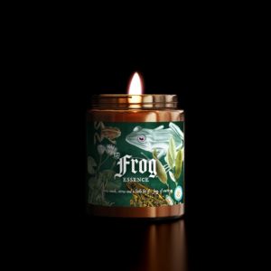 Frog Essence • świeca sojowa o zapachu nut zielonych, cytrusów i piżma