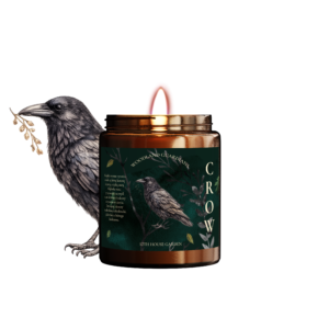 Crow・ świeca sojowa o zapachu miodu i tytoniu