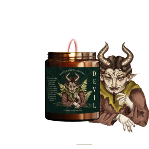 Devil・ świeca sojowa o zapachu leśno-cytrusowym